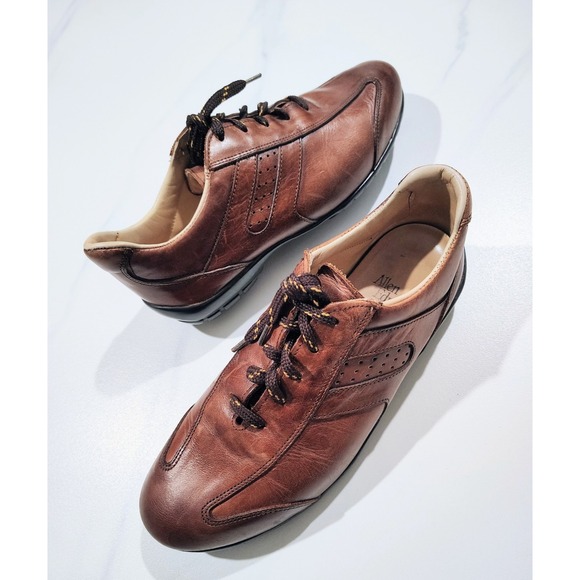 Allen Edmonds Other - Vtg Allen Edmonds Peyton Sneakers Leather Shoes  USA Made 7.5 M Brown